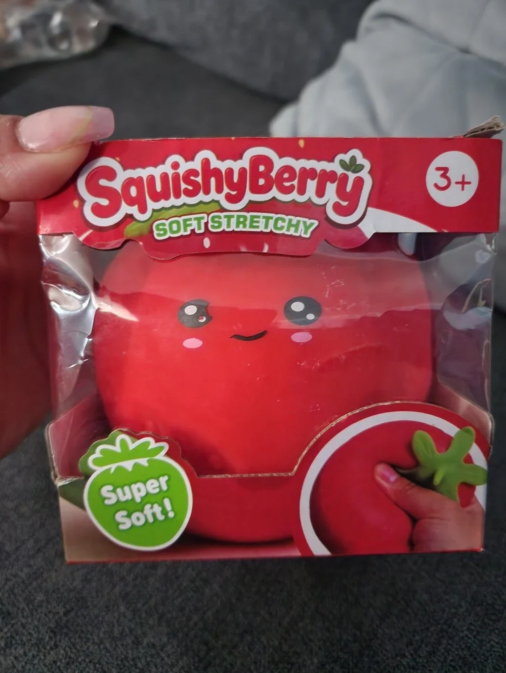 Scented Jumbo Strawberry Squishy